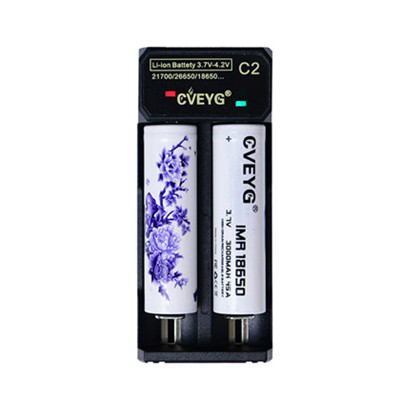 CVEYG 2 slot LED lithium battery charger C2